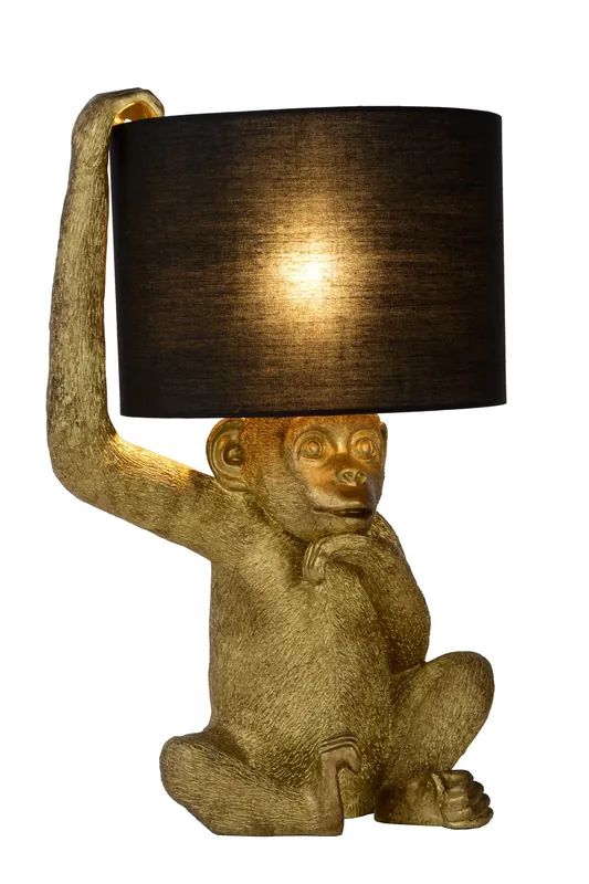 Expressz kézbesítés Lucide 10502/81/30 asztali kislámpa Extravaganza Chimp 1x40W E14 - fekete, kábelkapcsoló
