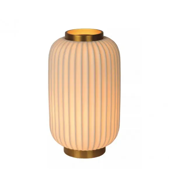 Alacsony ár Lucide 13535/34/31 asztali kislámpa Gosse 1x40W E14 - fehér, porcelán, kábelkapcsoló