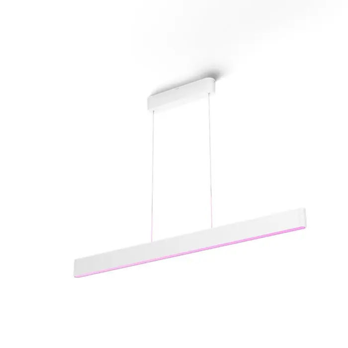 Árengedmény Philips Hue 8719514343467 LED függőcsillár Ensis 2x39 4750-5500lm 2000-6500K - White and Color Ambiance, szabályozható, Bluetooth, fehér