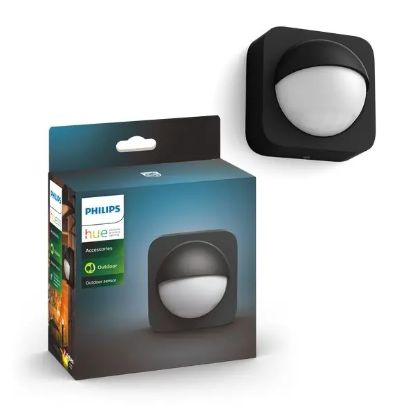 Philips Hue Smart Accessory 8719514342262 kültéri mozgásérzékelő 2xAA IP54 - fekete Korlátozott ajánlat