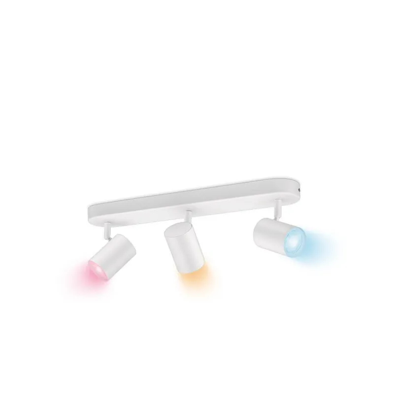 WiZ Colors 8719514551916 LED mennyezeti spotlámpa Imageo 3x5W GU10 1050lm 2200-6500K RGB - szabályozható, fehér Olcsóbb
