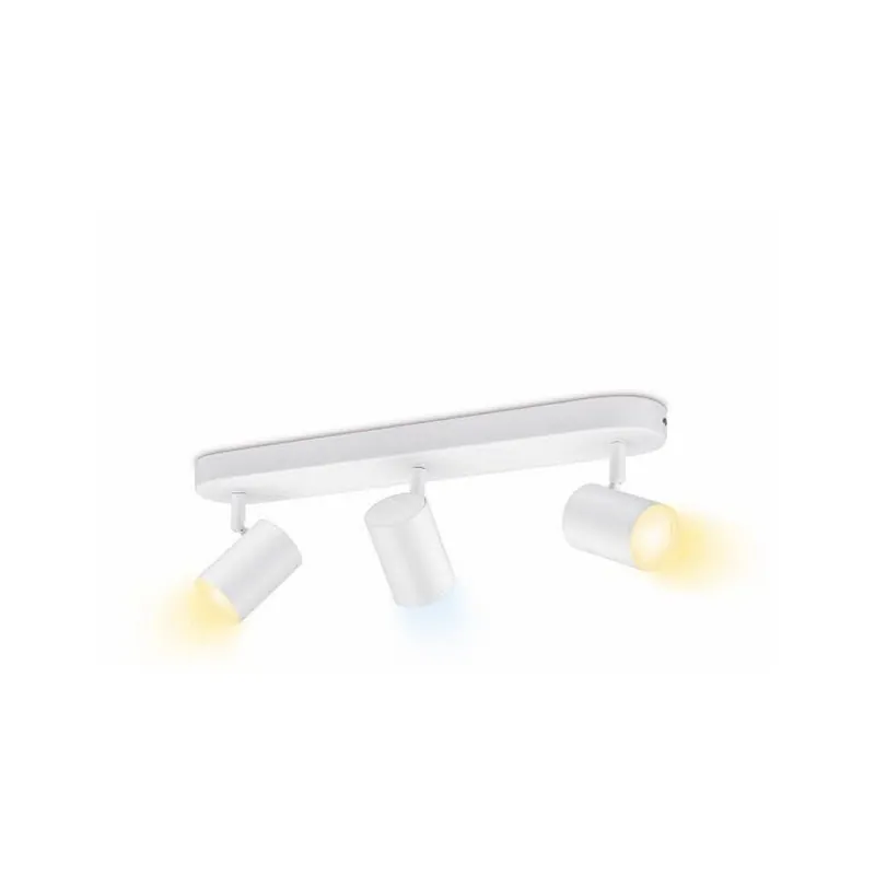 WiZ Tunable White 8719514551794 LED mennyezeti spotlámpa Imageo 3x5W GU10 1035lm 2700-6500K - szabályozható, fehér Azonnal elérhető