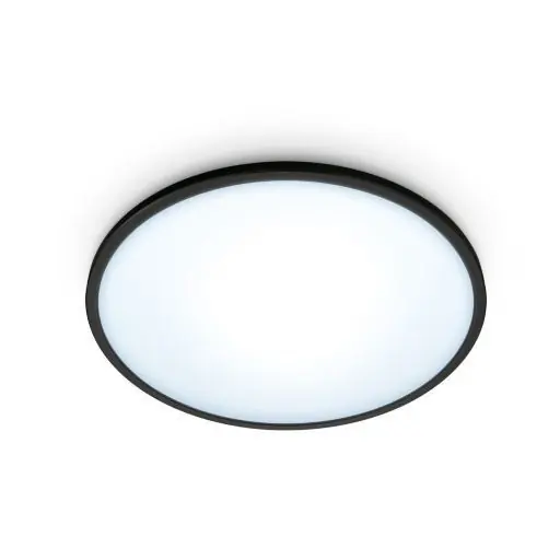 WiZ Tunable white 8719514337992 LED mennyezeti lámpa SuperSlim 1x14W 1400lm 2700-6500K - szabályozható, fekete Legkelendőbb