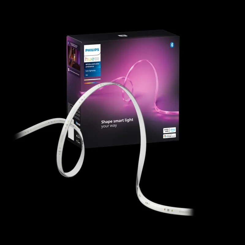 Korlátozott ajánlat Philips Hue 8720169326699 LED Solo Lightstrips LED pás 5m 20W/1700lm 2000-6500K+RGB