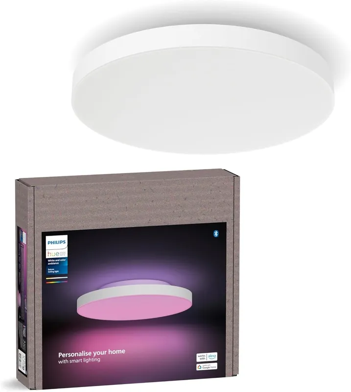 Philips Hue 8720169277618 LED mennyezetre szerelhető lámpa Datura S Round 48W integrált LED forrás 2000-6500+RGBK Prémium
