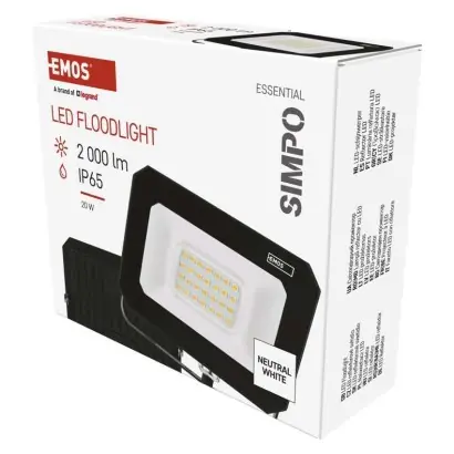 Exkluzív ajánlat EMOS ZS2223 LED reflektor SIMPO 20W integrált LED forrás 2000lm 4000K