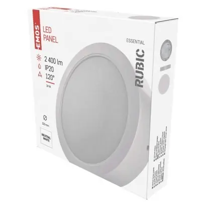 Akciós ár EMOS ZM5452 LED mennyezeti lámpák RUBIC 24W integrált LED forrás