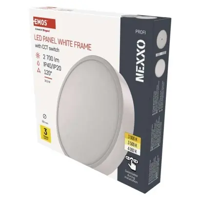 Újdonság EMOS ZM5153 LED mennyezeti lámpák NEXXO 28,5W integrált LED forrás