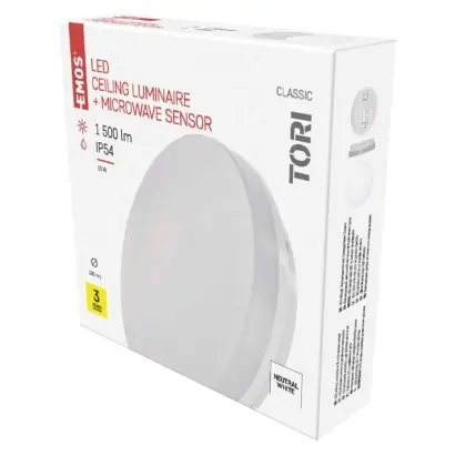 Árcsökkenés EMOS ZM4328 LED mennyezeti lámpák TORI 15W integrált LED forrás 1500lm 4000K