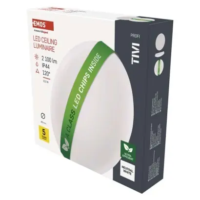 EMOS ZM3408 LED mennyezeti lámpák TIVI 12,5W integrált LED forrás 2100lm Outlet