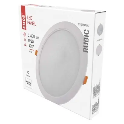 EMOS ZD1452 LED süllyeszthető lámpa RUBIC 24W integrált LED forrás 2400lm 4000K Utolsó esély