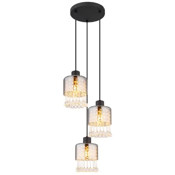 Outlet Globo 15884-3H mennyezeti függőlámpa HENDRY E27
