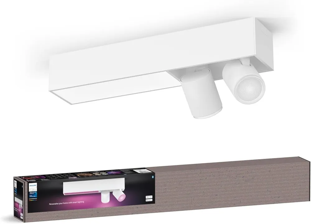 Akció Philips HUE 8720169318373 LED mennyezetre szerelhető lámpa Centris 2x4,2+11W GU10/LED 2000-6500K+RGBK