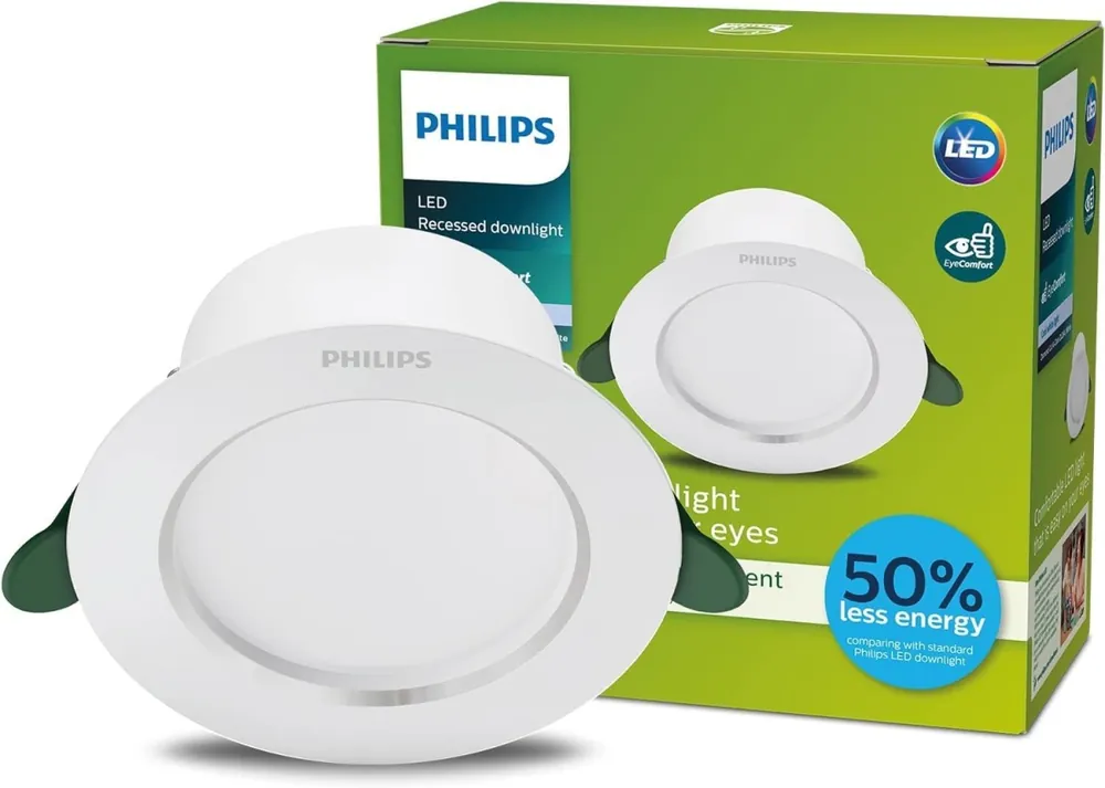 Vedd meg online Philips 8720169308183 LED süllyeszthető lámpa DIAMOND CUT 4,8W integrált LED forrás 800lm 4000K