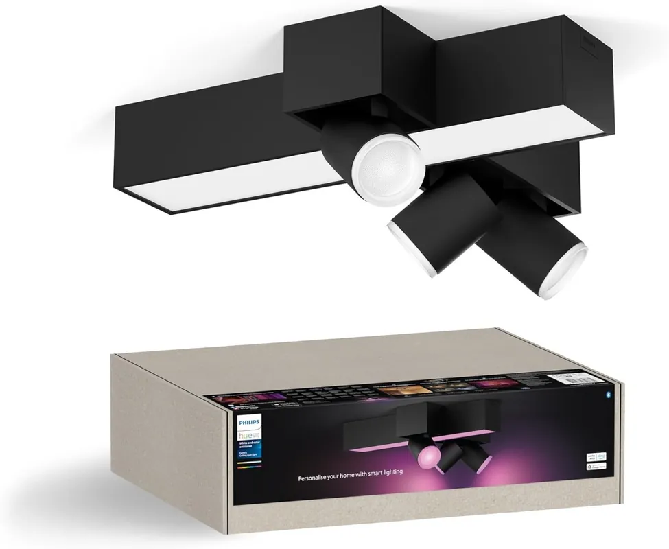 Philips HUE 8720169318670 LED mennyezetre szerelhető lámpa Centris 3x4,2+25W GU10 2000-6500K+RGBK Különleges ajánlat